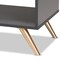 Baxton Studio Kelson Modern and Contemporary Dark Grey and Gold Finished Wood Coffee Table 189-12086-ZORO - alternate 3